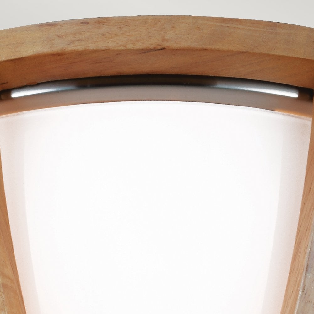 Allier Flush Mount in Light Oak Wood