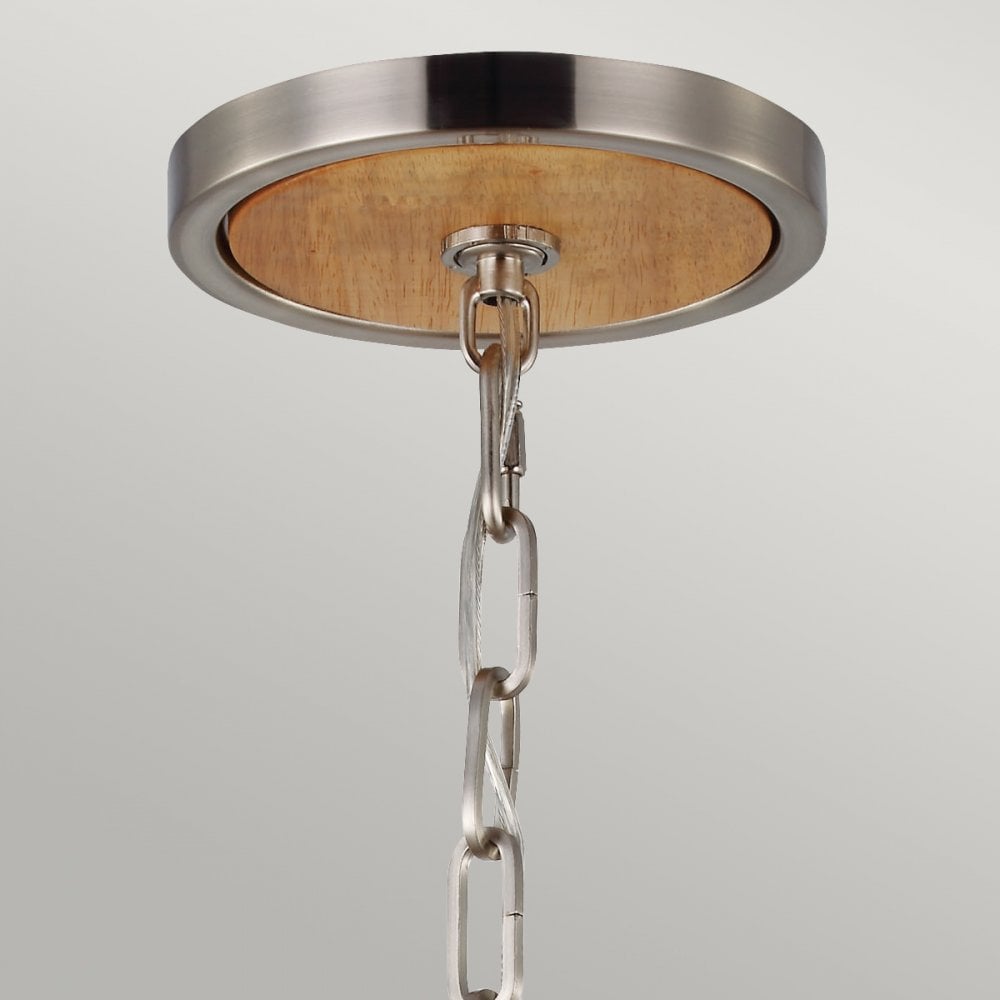 Allier Large Pendant in Light Oak Wood