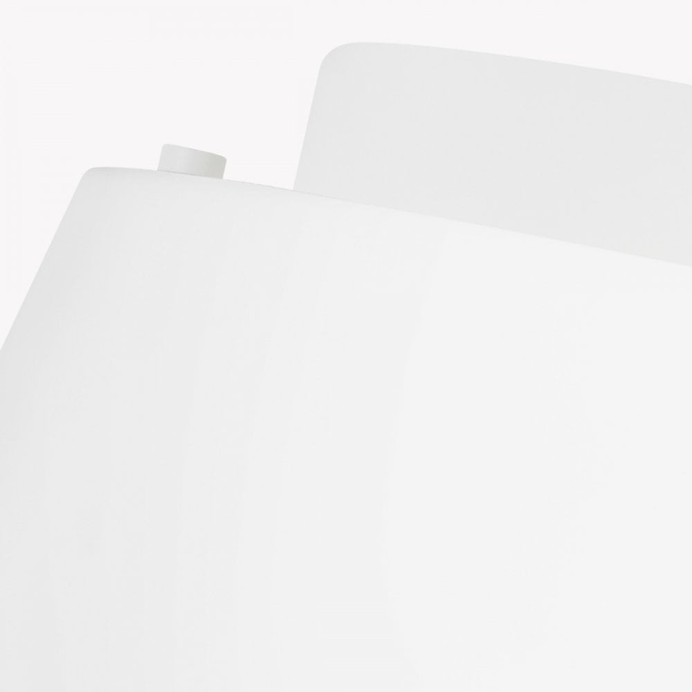 Asher 3 Lamp Flush Mount Ceiling Light in Matt White