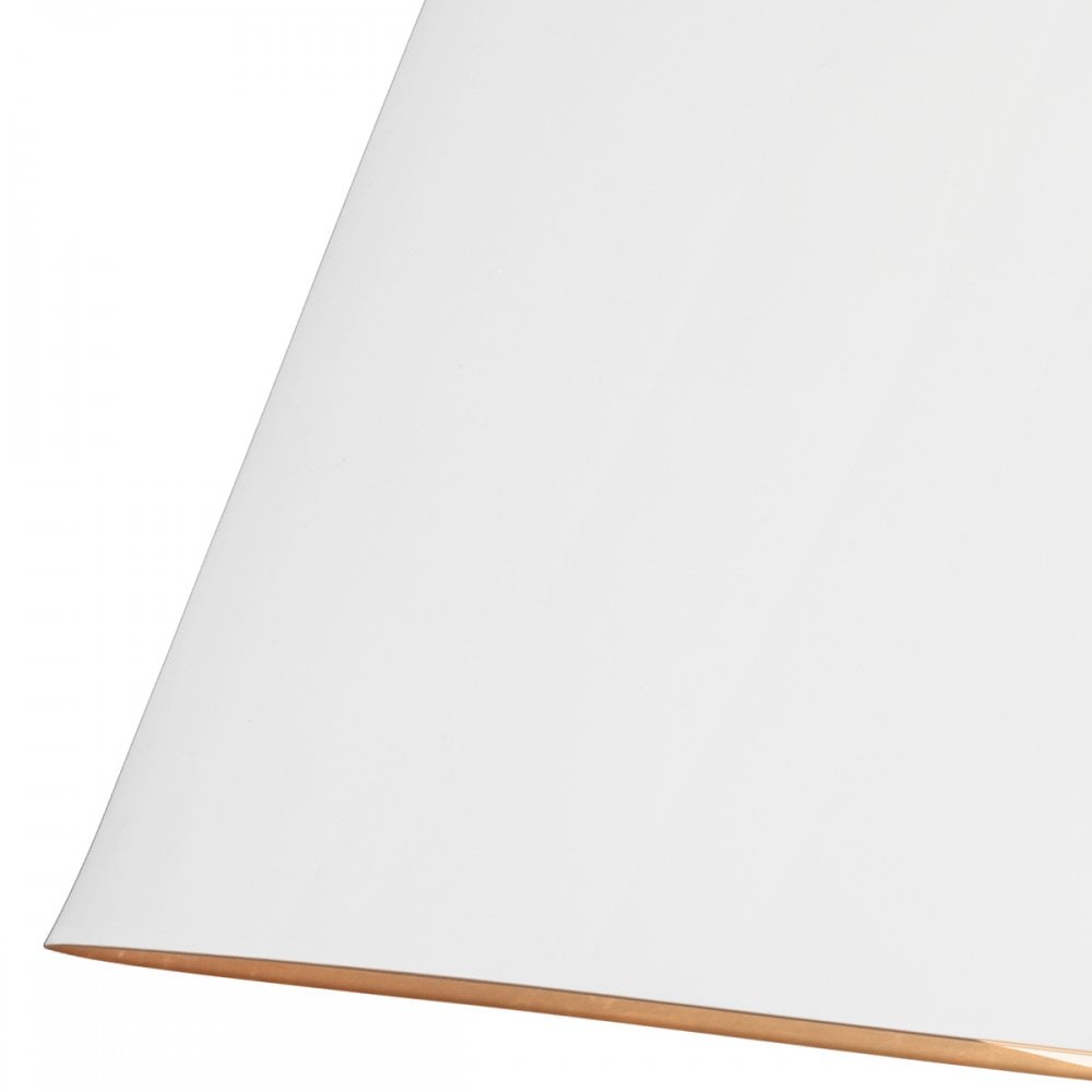 Asher 5 Lamp Single Pendant in Matt White