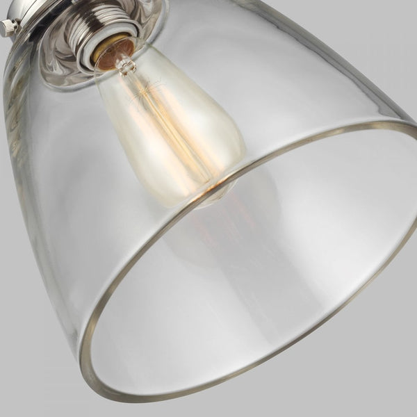 Baskin 1 Pendant in Polished Nickel