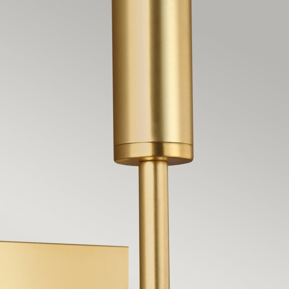 Brianna Single Wall Light in Burnished Brass