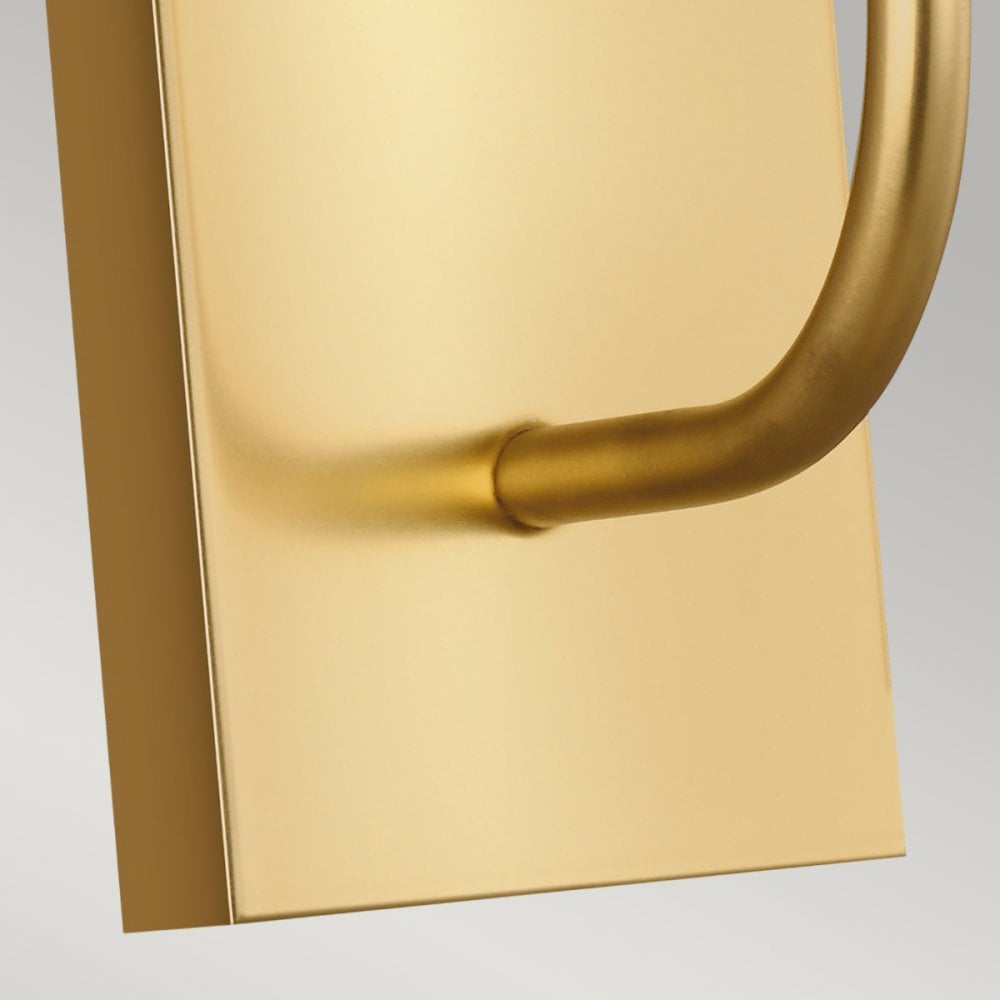 Brianna Single Wall Light in Burnished Brass