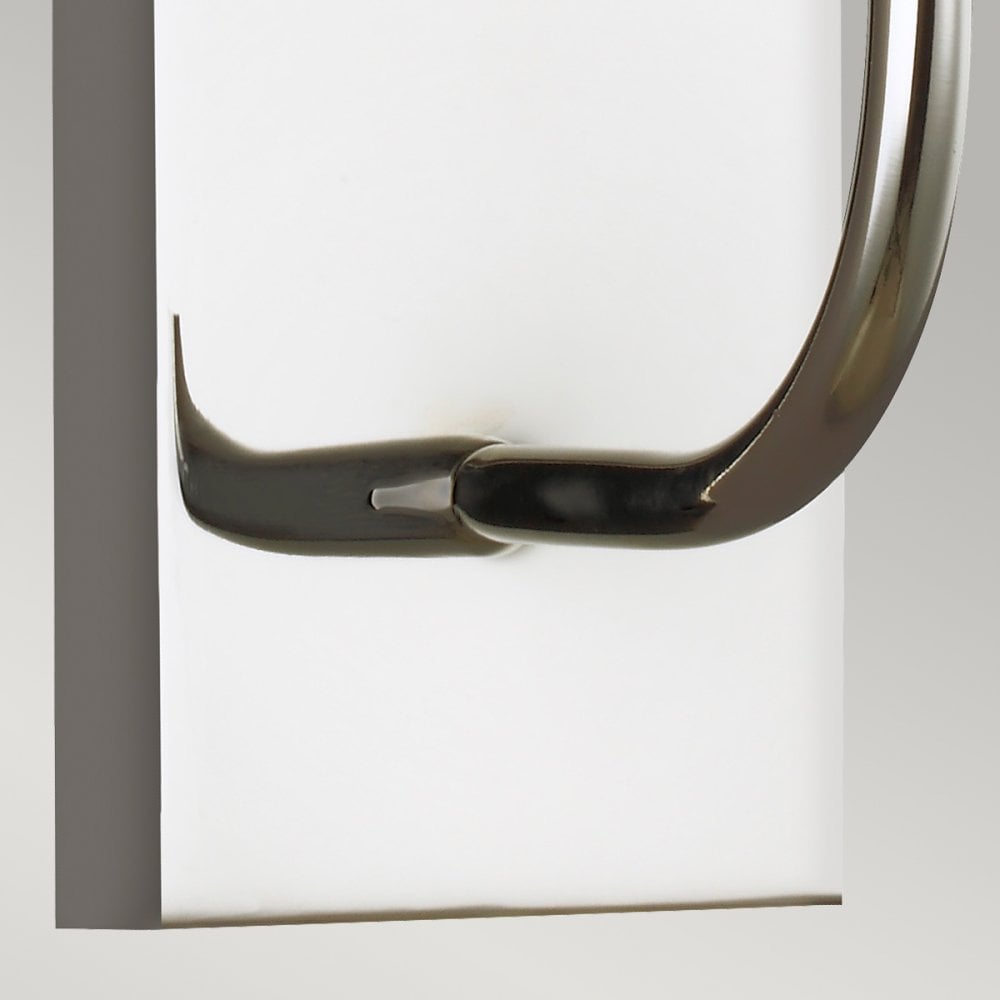 Brianna Single Wall Light in Polished Nickel