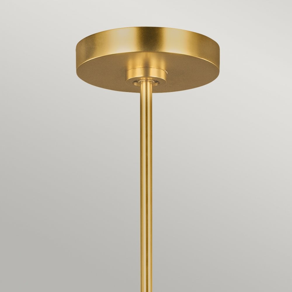 Brianna 9 Light Chandelier in Burnished Brass