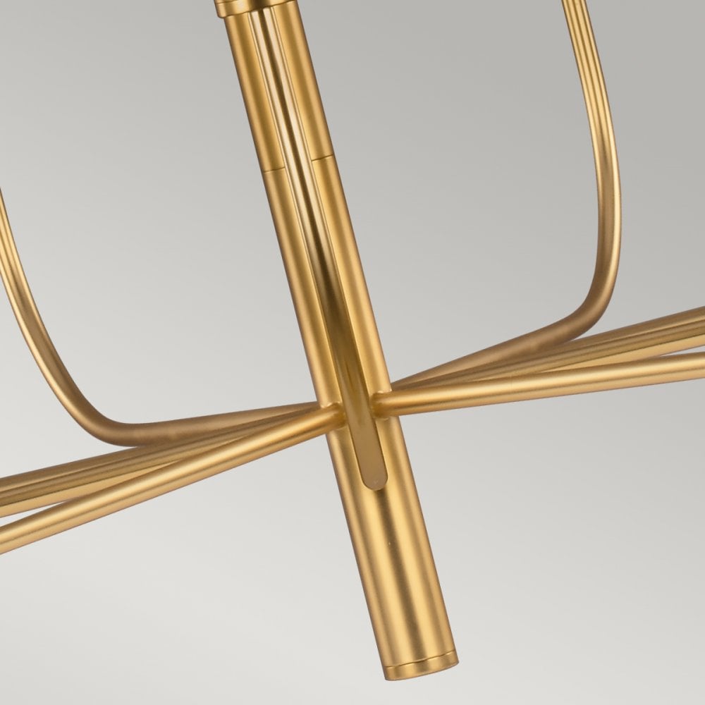 Brianna 9 Light Chandelier in Burnished Brass