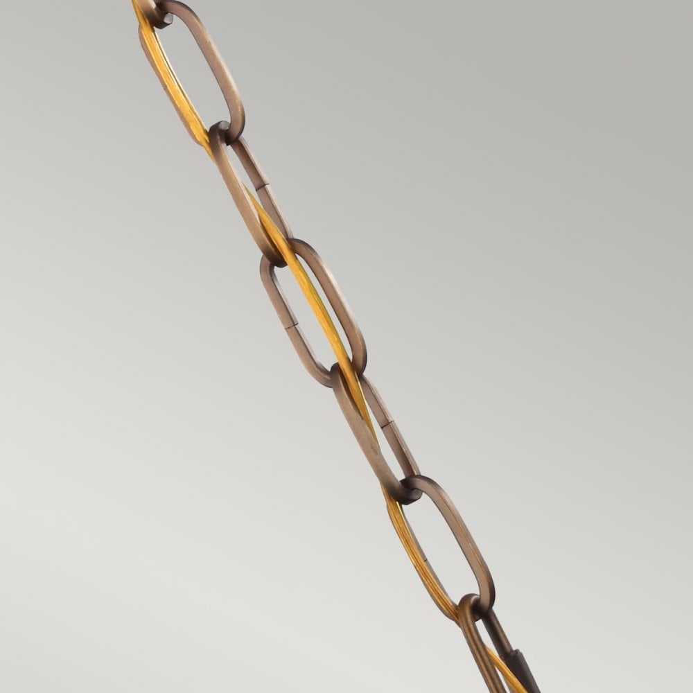 Cadence Mini Pendant in Dark Antique Brass & Matte Black