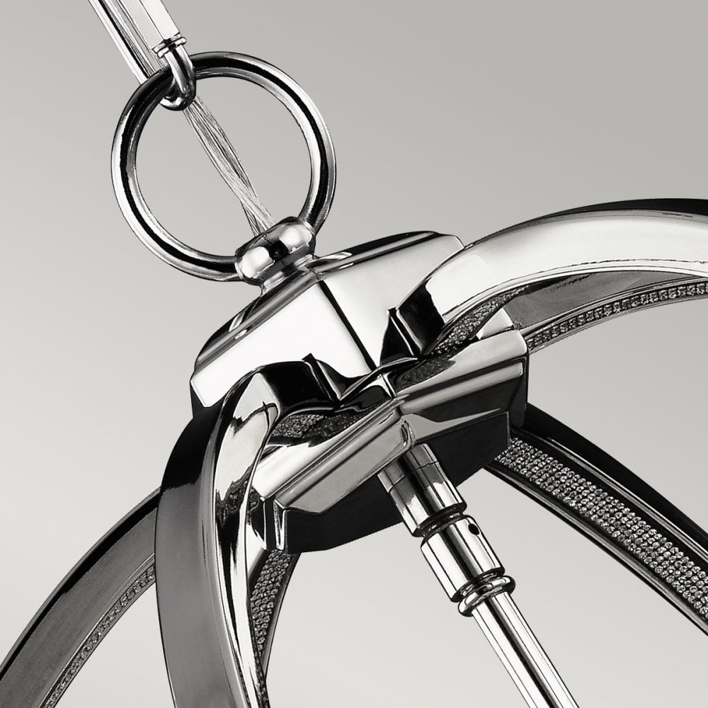 Corinne 3 Light Medium Pendant Chandelier in Polished Nickel