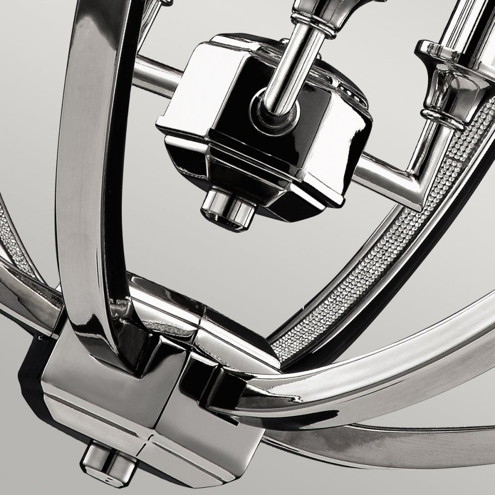 Corinne 3 Light Medium Pendant Chandelier in Polished Nickel