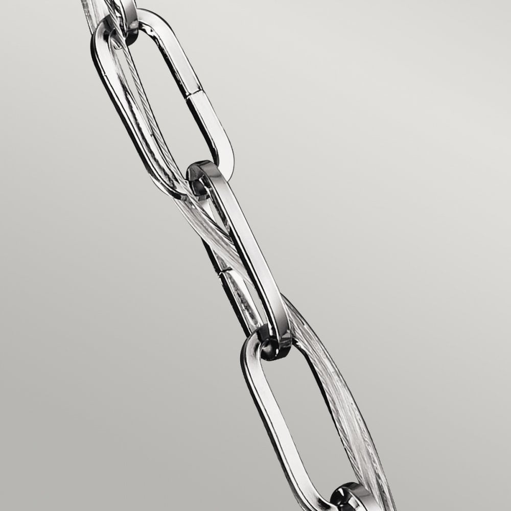 Corinne 3 Light Small Pendant Chandelier in Polished Nickel