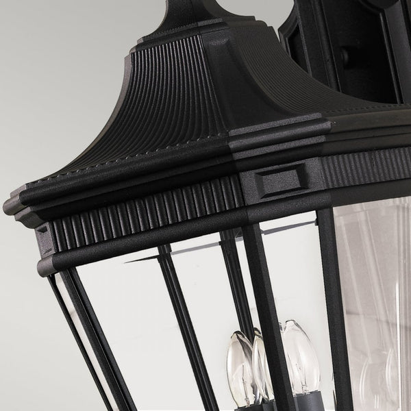 Cotswold Lane 3 Light Large Wall Lantern in Black