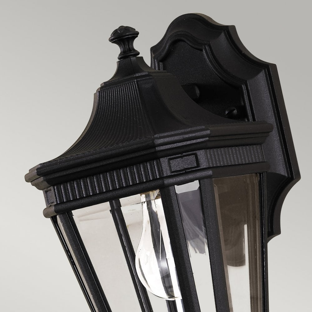 Cotswold Lane 1 Light Small Wall Lantern in Black