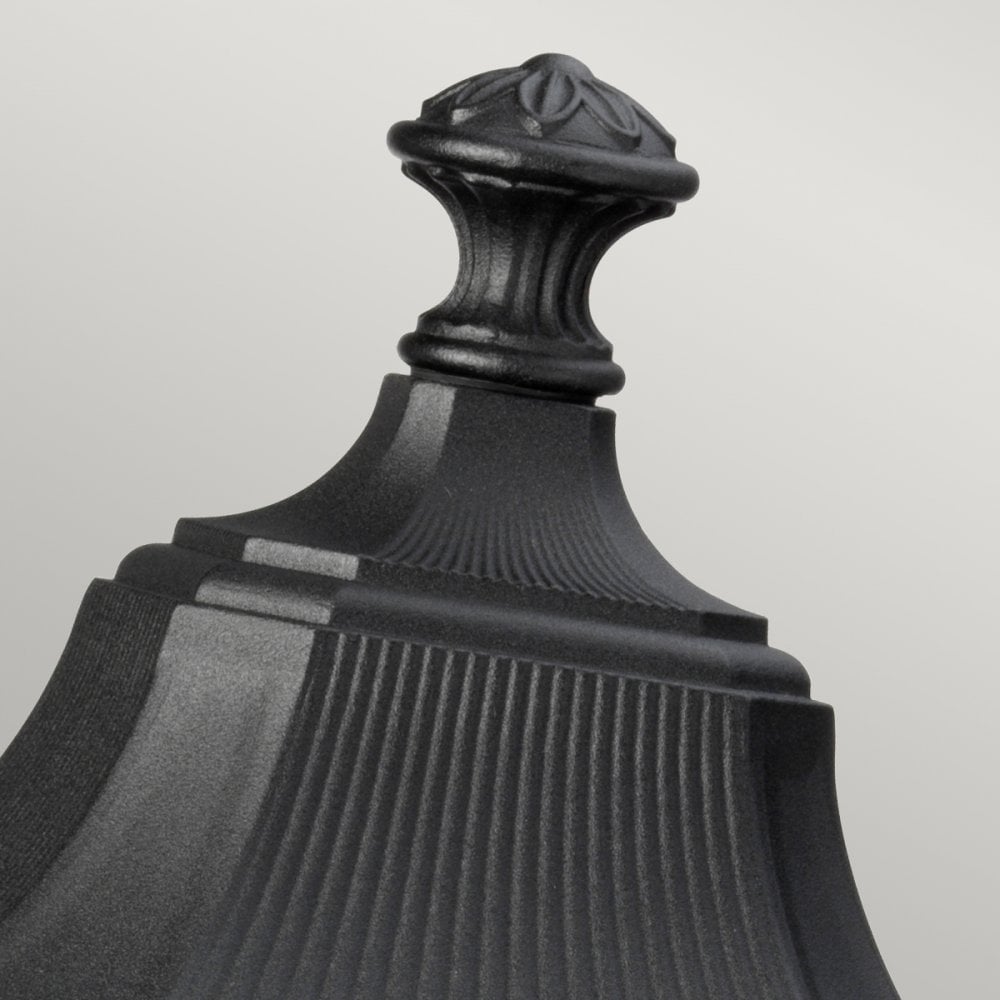 Cotswold Lane 3 Light Large Pedestal in Black