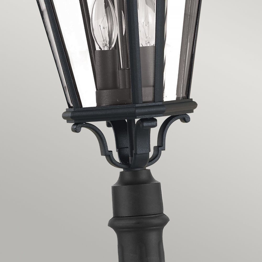 Cotswold Lane 2 Light Medium Pillar in Black