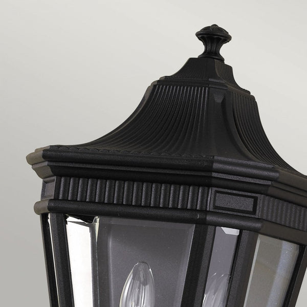 Cotswold Lane 2 Light Half Wall Lantern in Black
