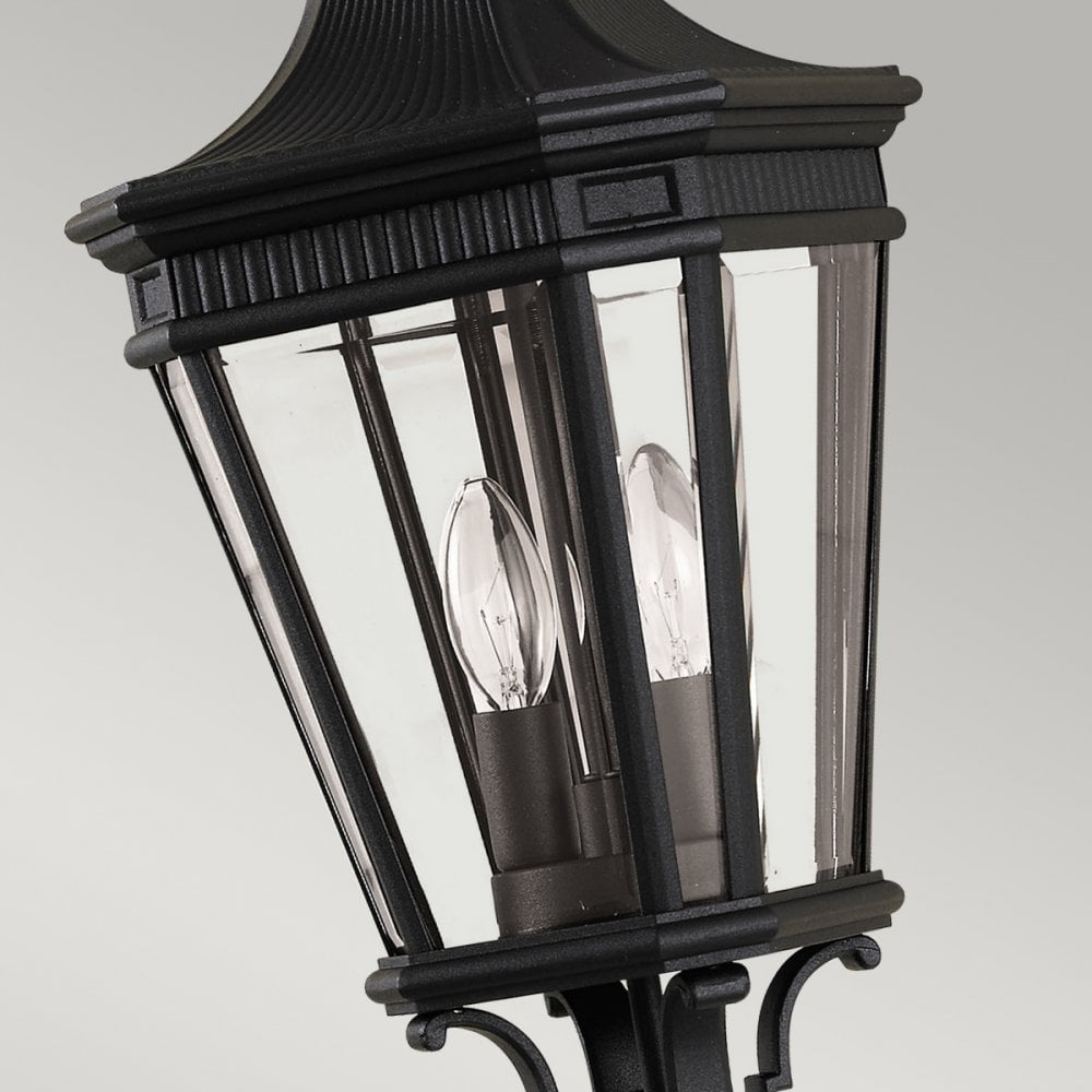 Cotswold Lane 2 Light Medium Chain Lantern in Black