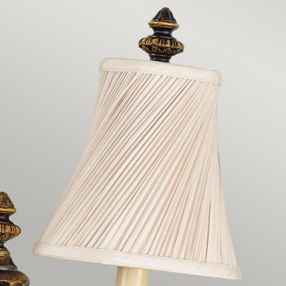 Drawing Room Twin Lamp Wall Light in Walnut