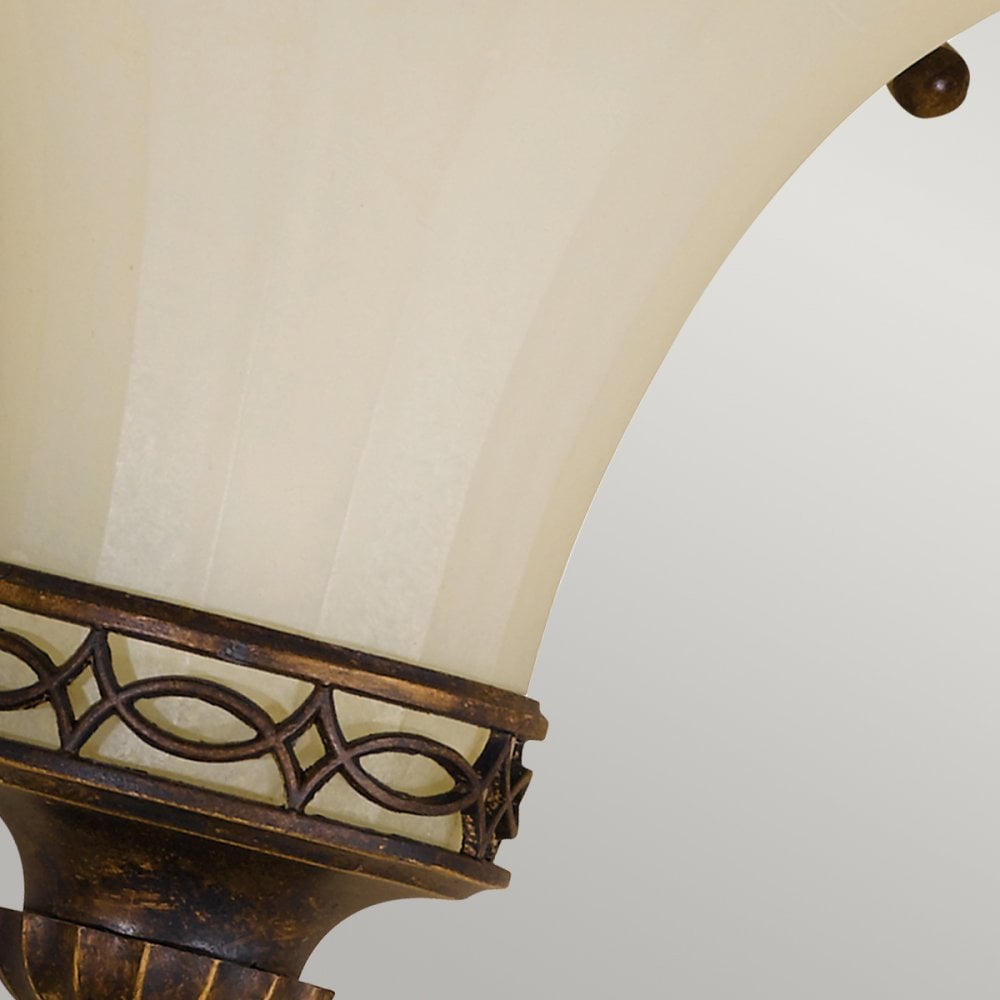 Drawing Room Single Wall Uplighter in Walnut