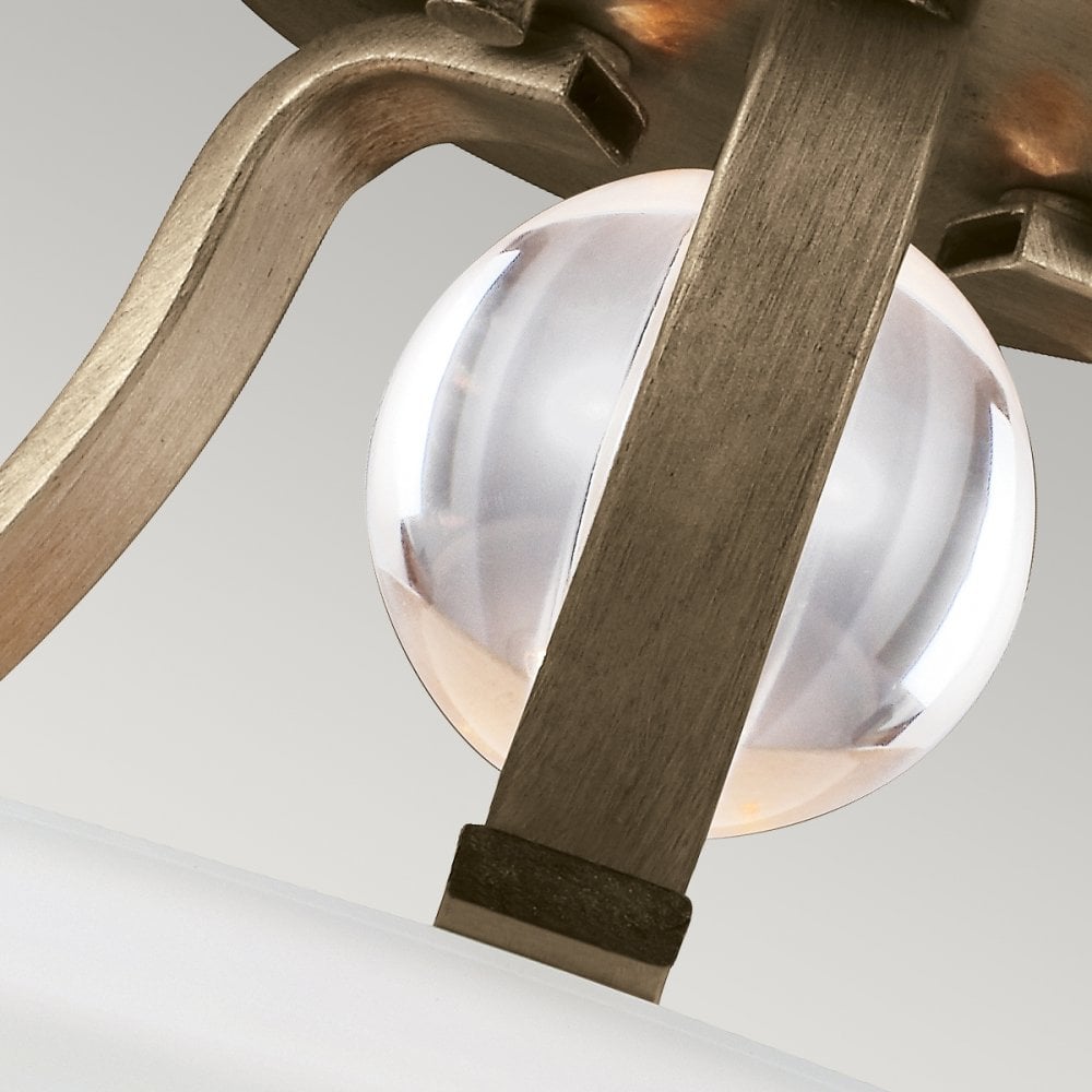 Evington 2 Light Semi-Flush in Sunset Gold