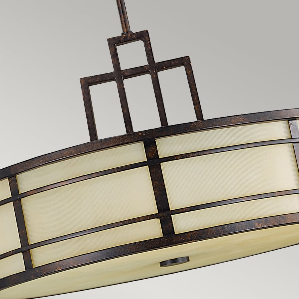 Fusion Pendant Light in Grecian Bronze