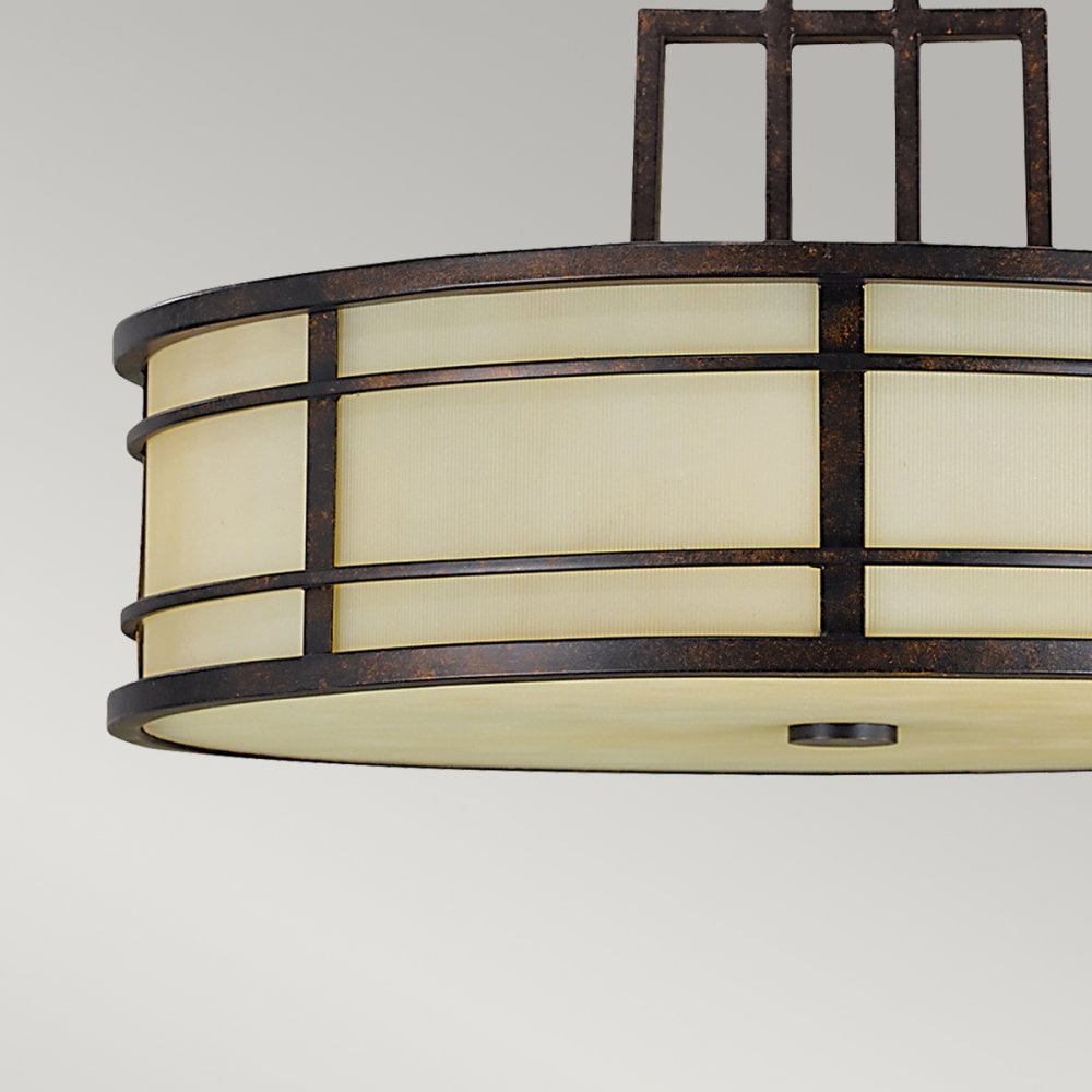 Fusion Pendant Light in Grecian Bronze