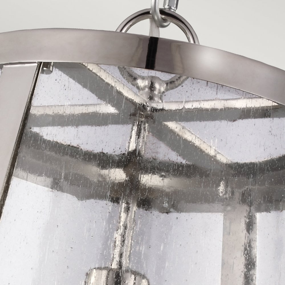 Harrow Medium Pendant Light in Polished Nickel