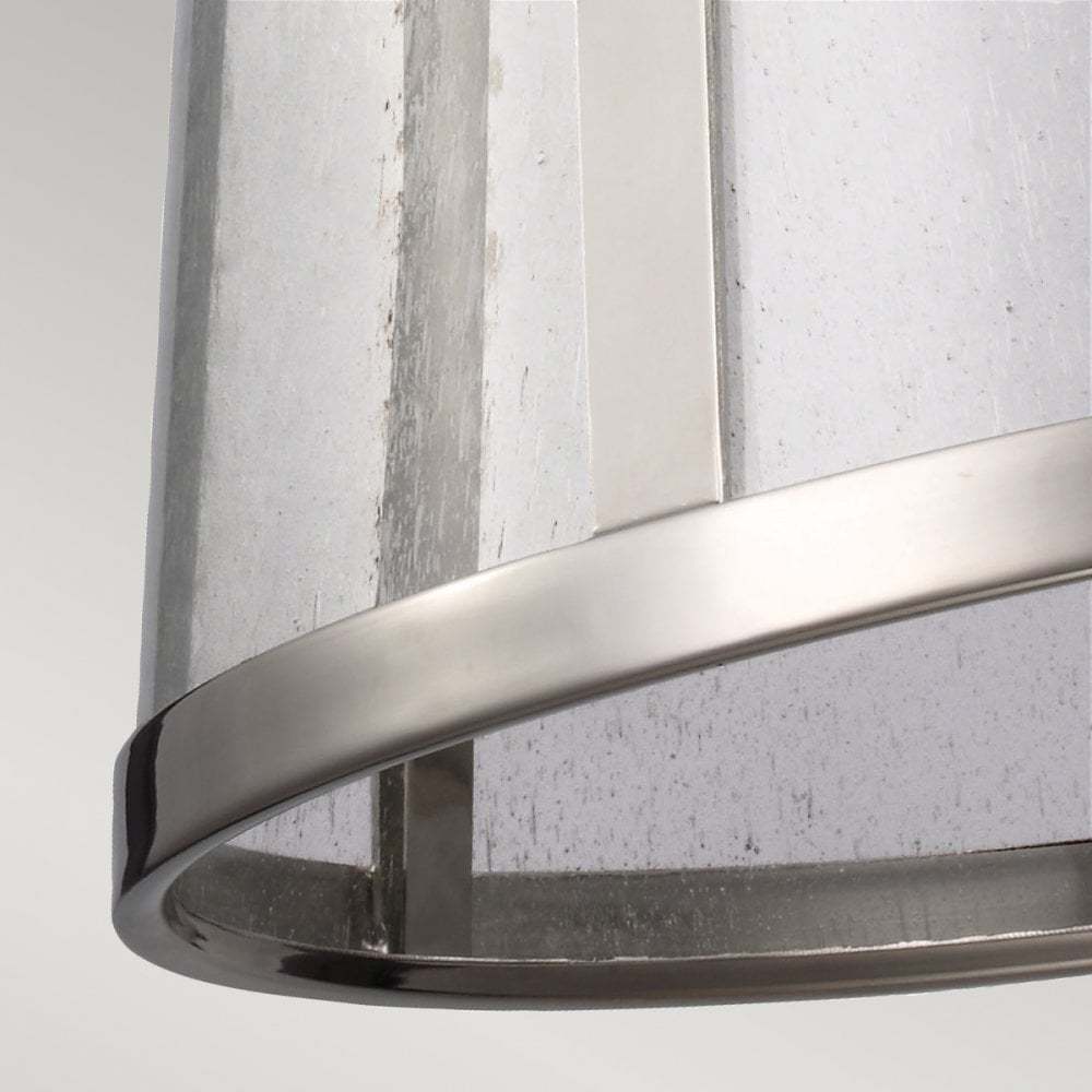 Harrow Medium Pendant Light in Polished Nickel