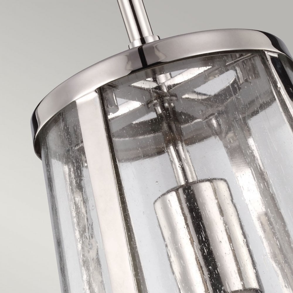 Harrow Small Pendant Light in Polished Nickel