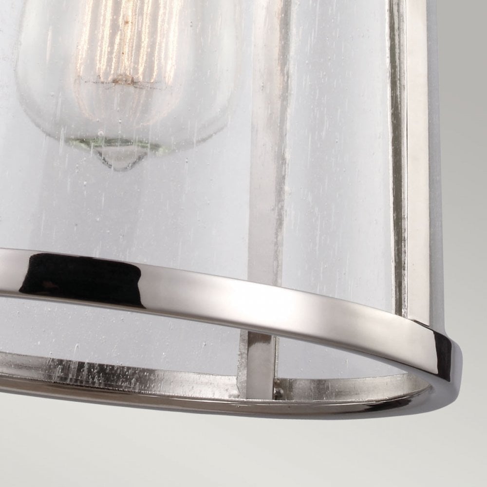 Harrow Small Pendant Light in Polished Nickel