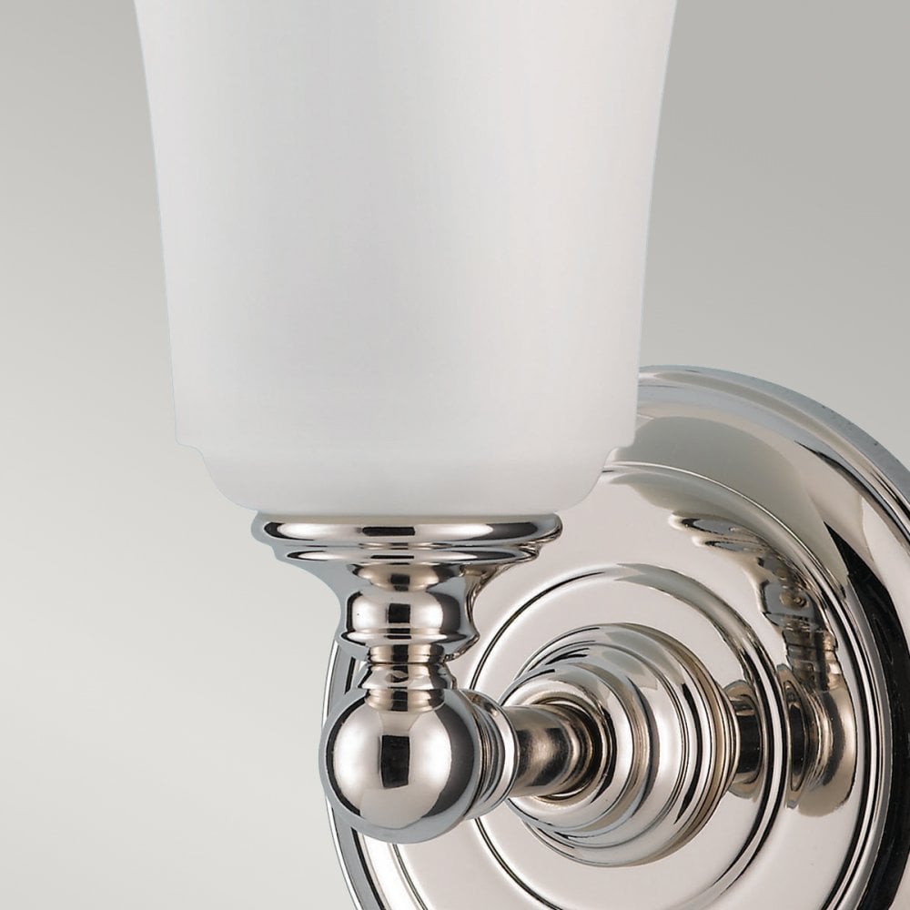 Huguenot Lake IP44 Single Bathroom Wall Light In Chrome