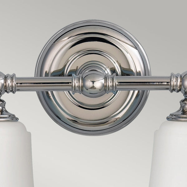 Huguenot Lake IP44 2lt Bathroom Wall Light