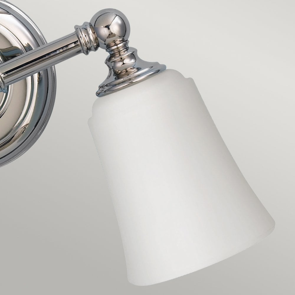 Huguenot Lake IP44 2lt Bathroom Wall Light