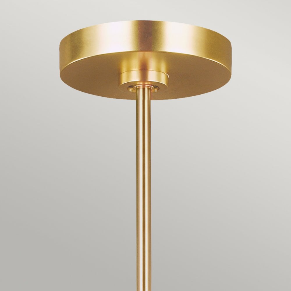 Jax Ten Light Chandelier in Burnished Brass