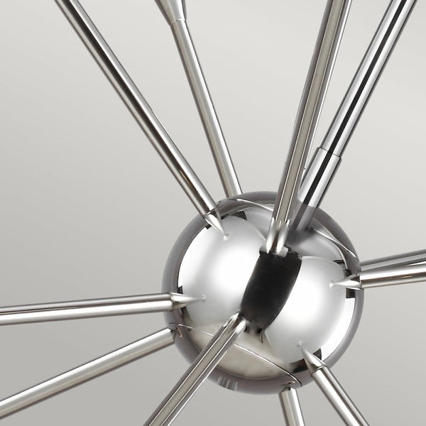 Jax Ten Light Chandelier in Polished Nickel