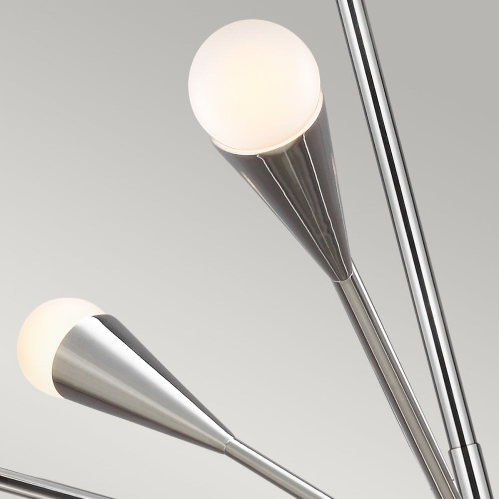 Jax Ten Light Chandelier in Polished Nickel