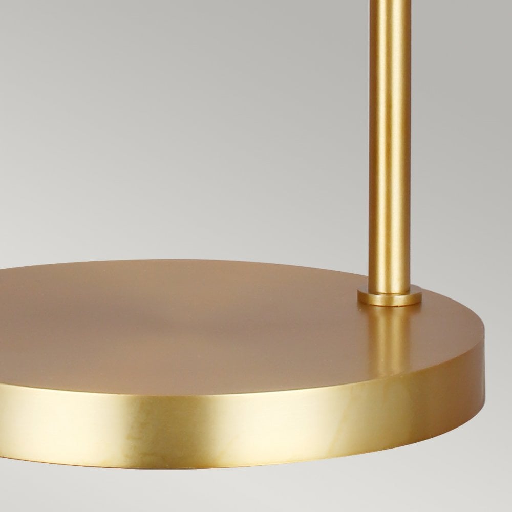 Joan Table Lamp in Midnight Black & Burnished Brass