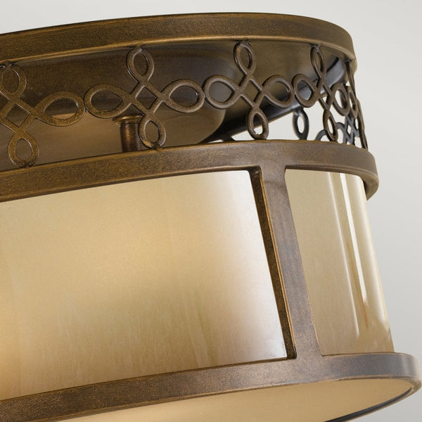 Justine Flush Light in Astral Bronze
