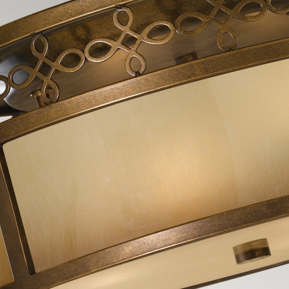 Justine Flush Light in Astral Bronze