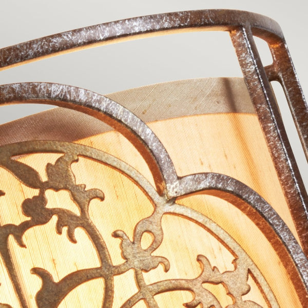 Marcella Wall Light in British Bronze & Oxidised Bronze