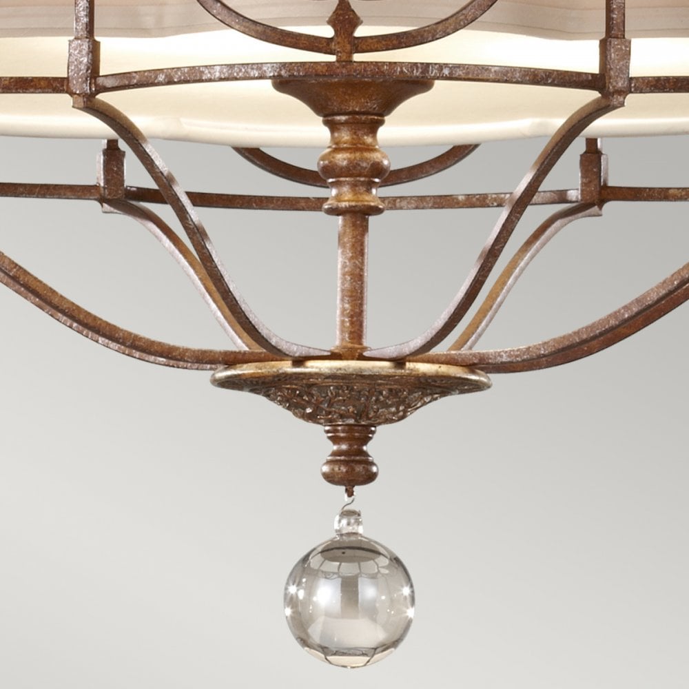 Marcella Pendant Light in British Bronze & Oxidised Bronze