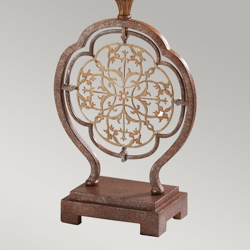 Marcella Table Lamp in British Bronze & Oxidised Bronze