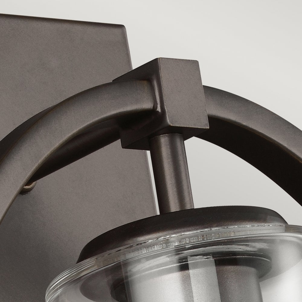 Marlena Geometric Wall Light in Antique Bronze