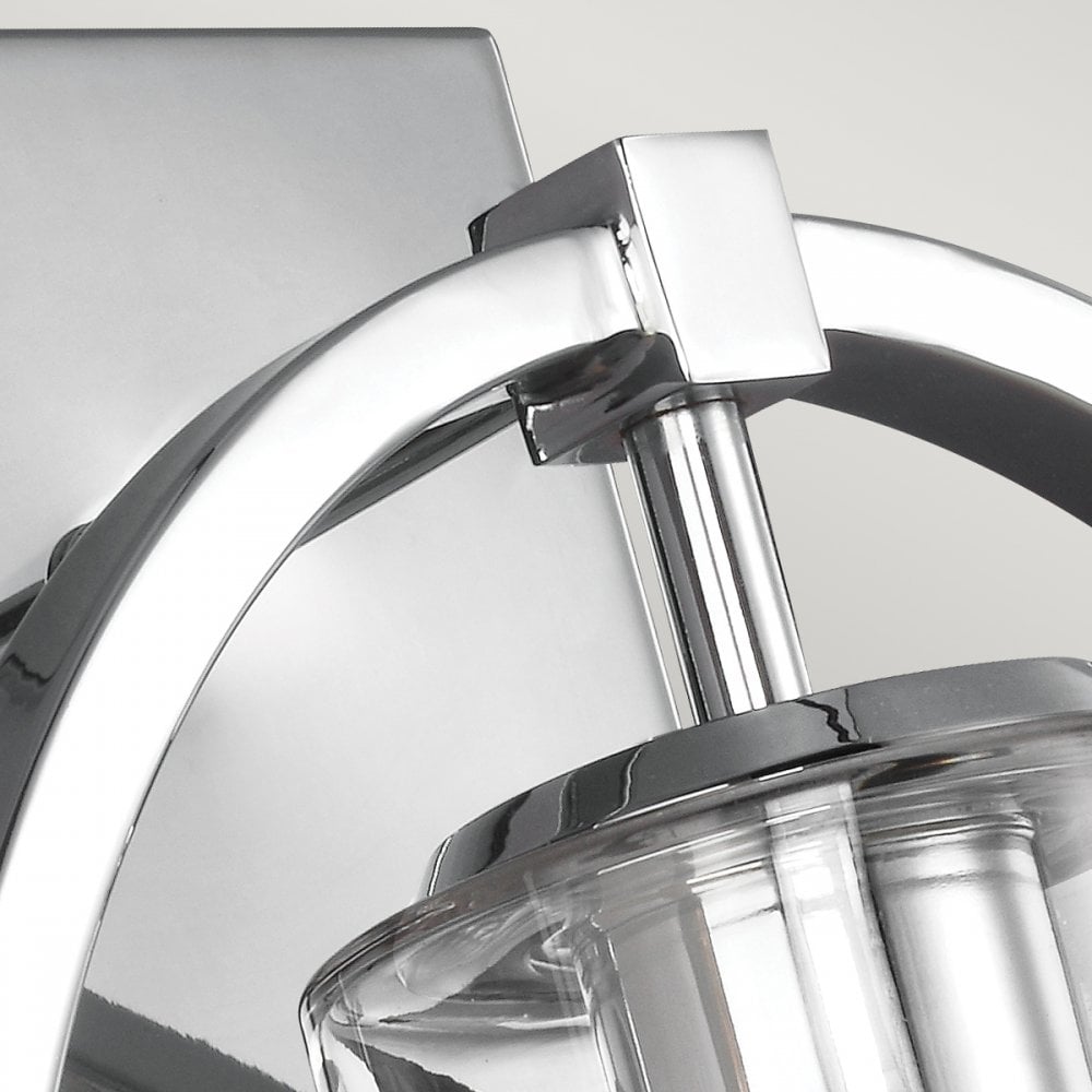 Marlena Geometric Wall Light in Chrome