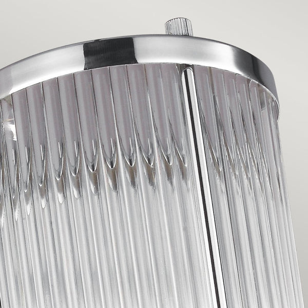 Paulson IP44 Single Wall Light in Polished Chrome