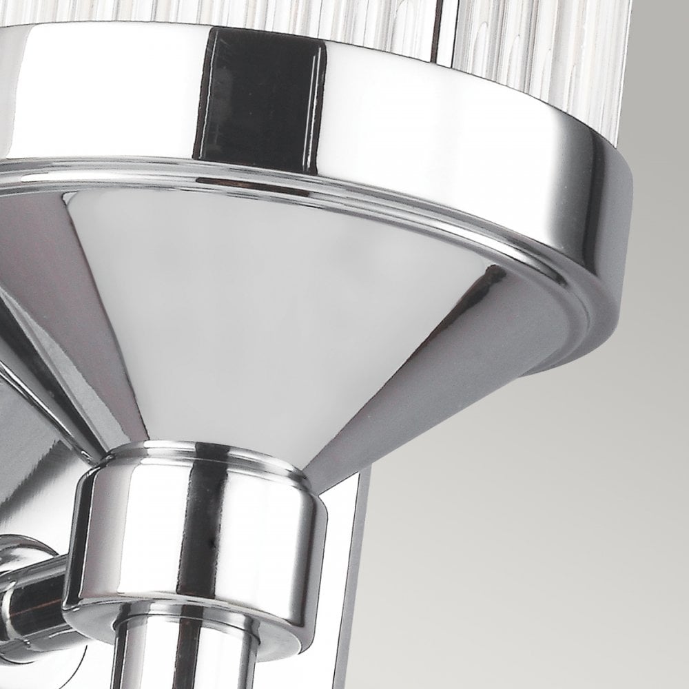 Paulson IP44 Single Wall Light in Polished Chrome
