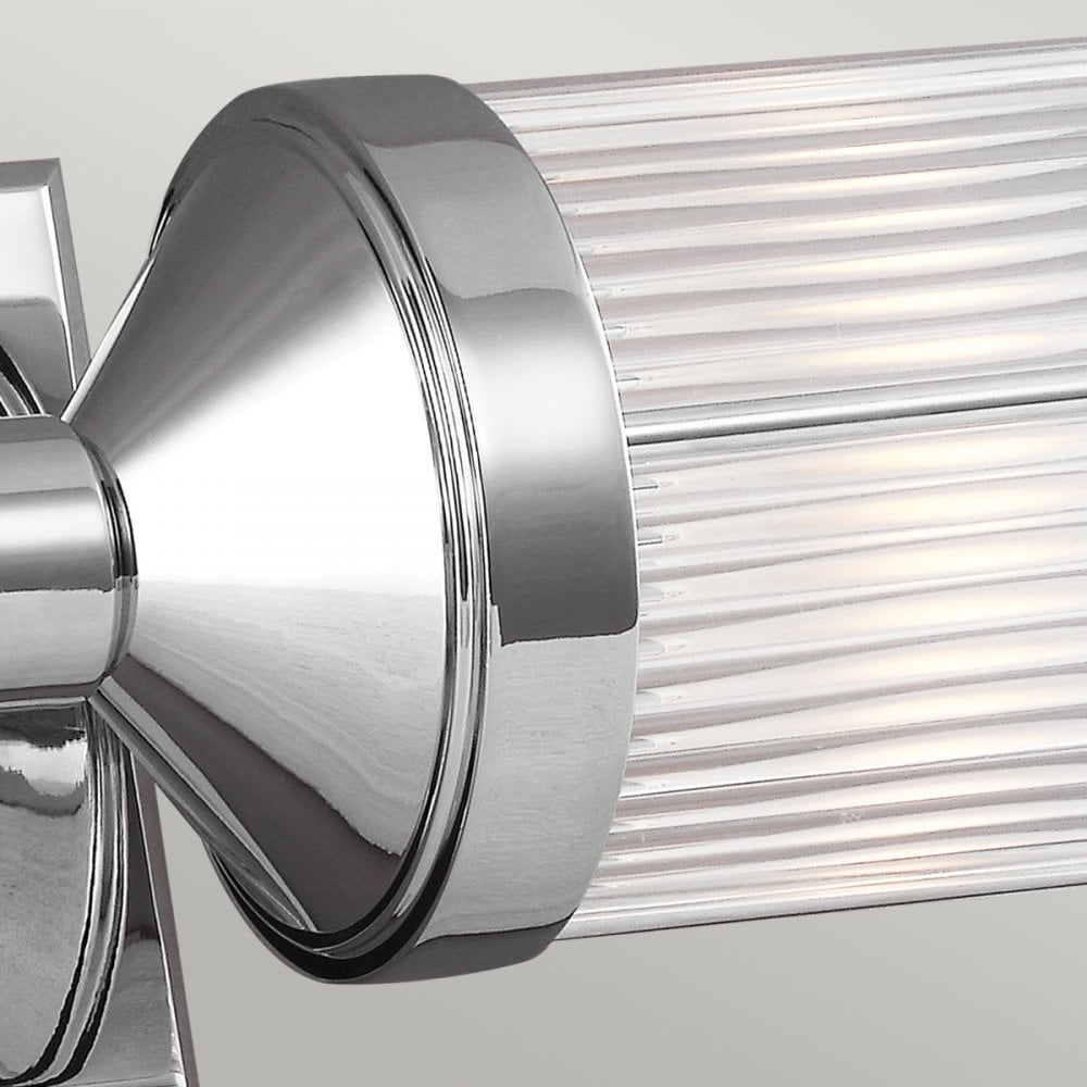 Paulson IP44 Twin Light Bar in Polished Chrome