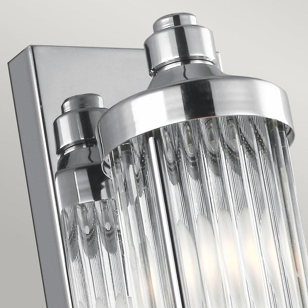 Paulson IP44 Bar Wall Light in Polished Chrome
