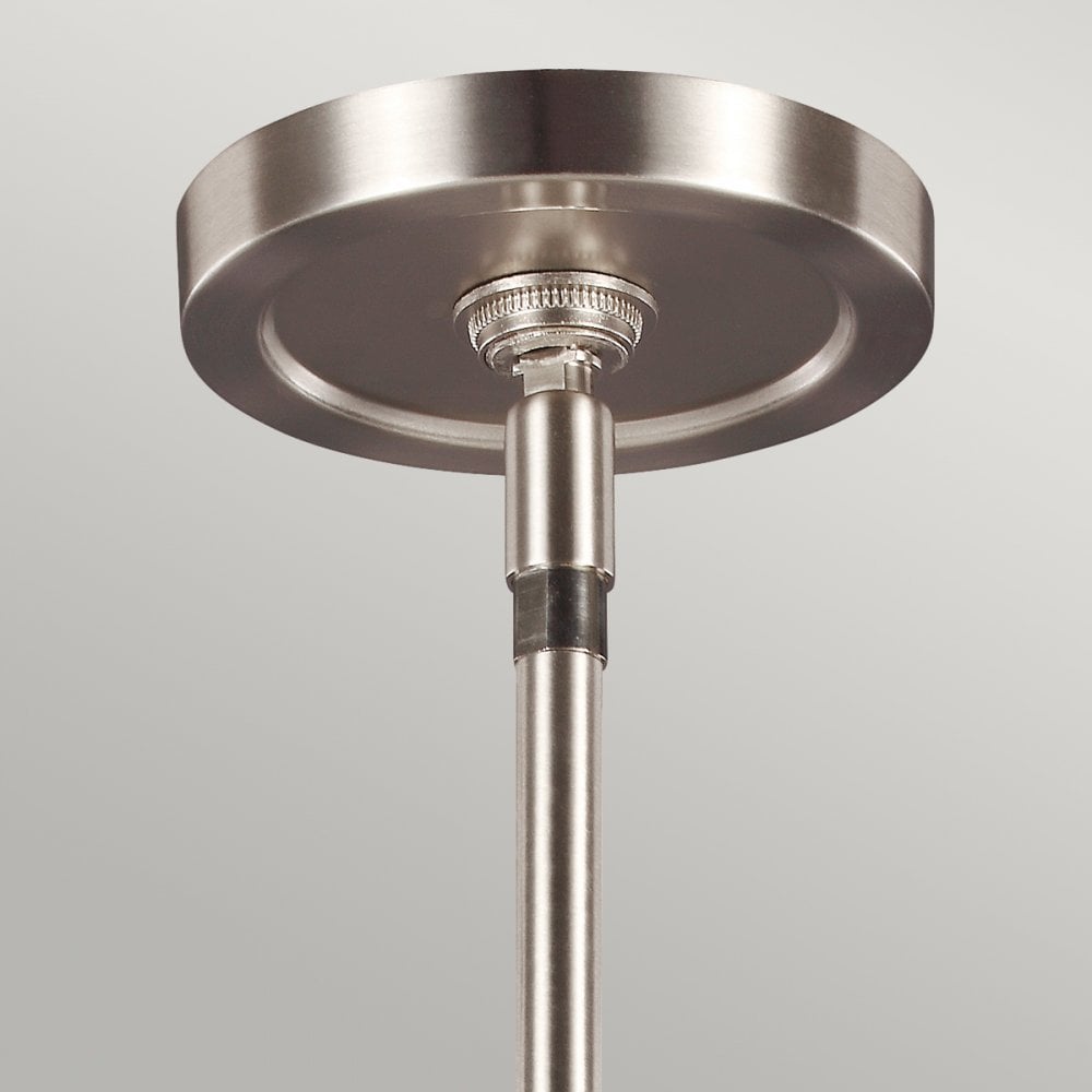 Prospect Park 3 Light Island Chandelier in Satin Nickel & Chrome