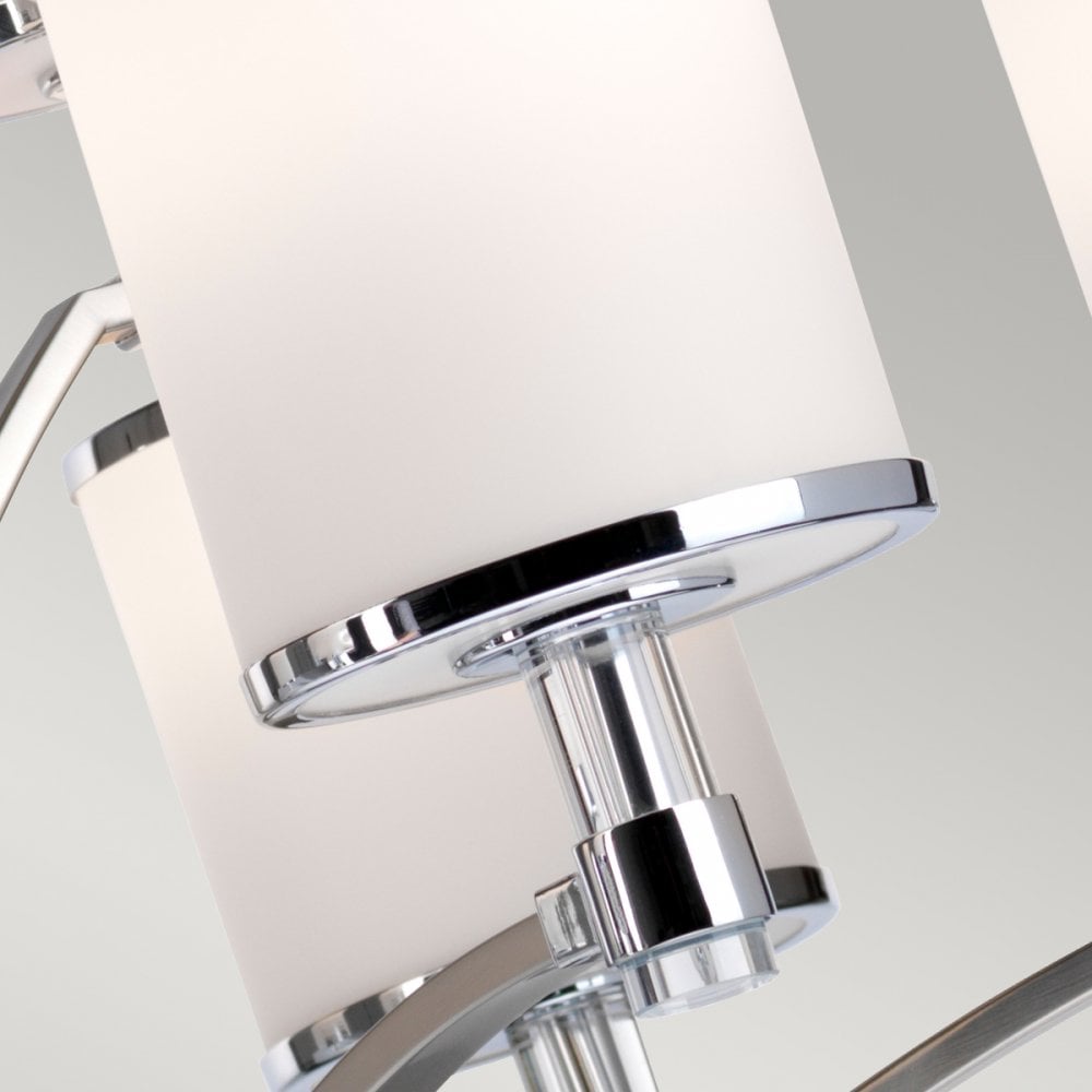 Prospect Park 9 Light Chandelier in Satin Nickel & Chrome