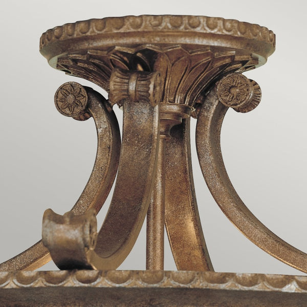 Stirling Castle Semi-Flush Light in British Bronze